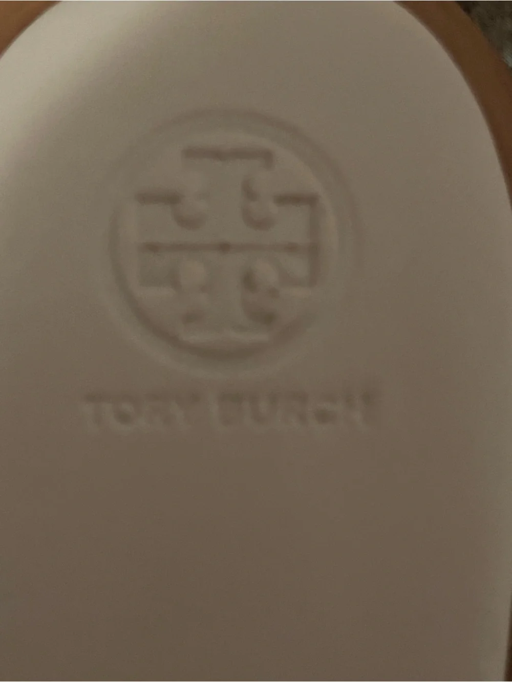 Tory Burch sea shell pink Logo Slide Sandals